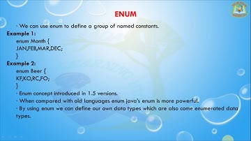 Lesson - 1 : Enum - Enum Introduction in Java Programming Language