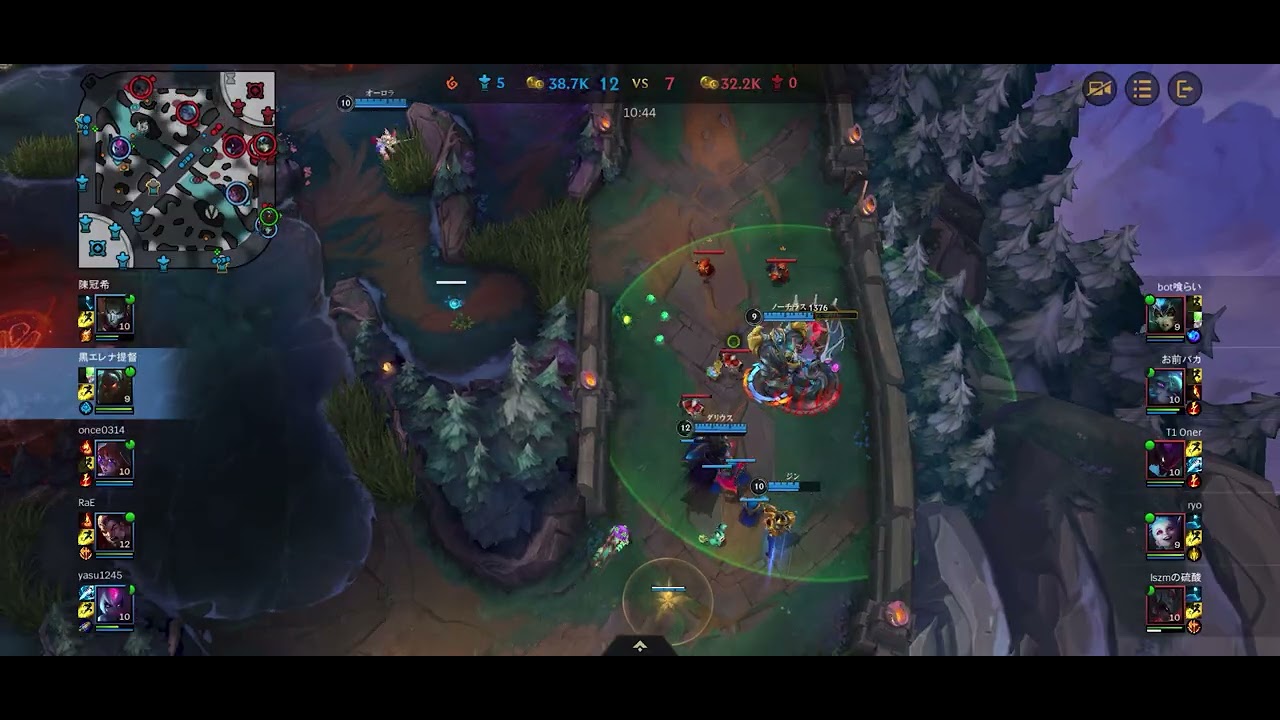 【League Of Legends Wild Rift】ワイルドリフト　ダイヤランク　サポート　ノーチラス