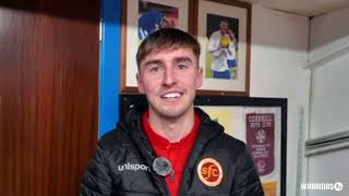 Warriorstv League One Post Match Interview Peterhead Ross Taylor
