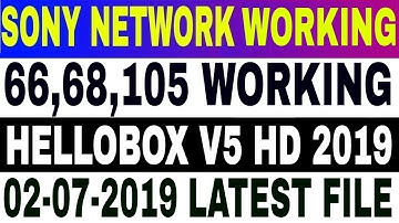 02-07-2019,Hellobox v5 Latest Software,Asiasat7 Autoroll,Intelsat 20,Sony Package,V5,PowerVu autorol