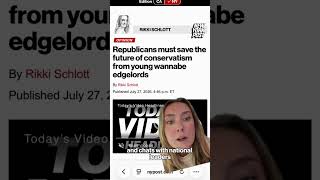 Republicans must save the future of conservatism from young wannabe edgelords #shorts