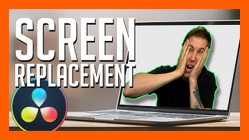 SCREEN REPLACEMENT IN FUSION - DaVinci Resolve 16 Tutorial [Beginners Welcome!]