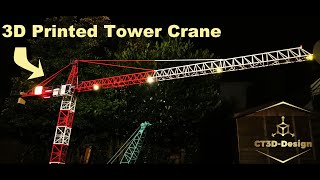 3D Printed RC Tower Crane 1:14 - CT360