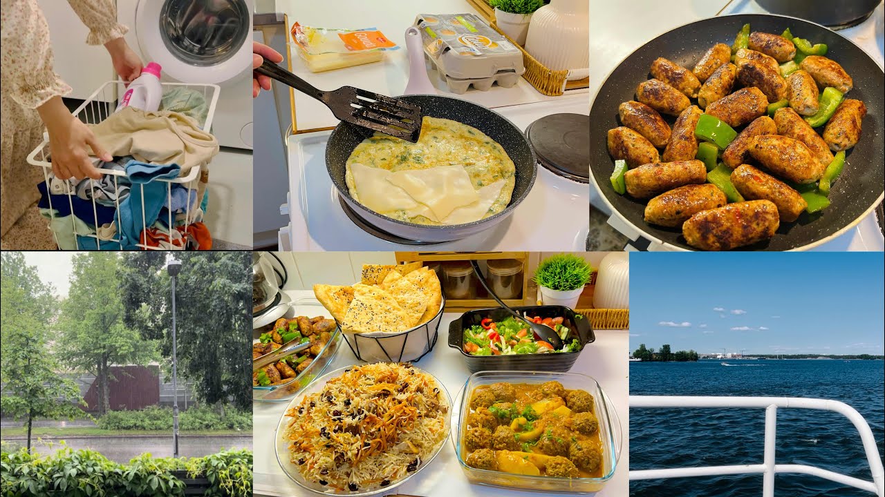 Cozy Rainy Day in Finland 🍂|Calm & Clean Aesthetic Vlog| cooking| silent vlog