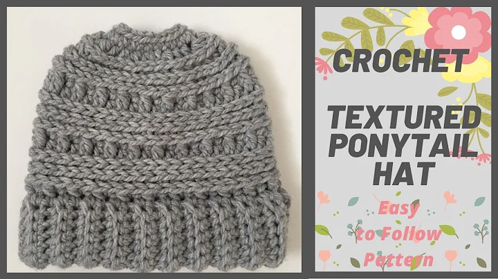Learn to Make a Trendy Crochet Ponytail Hat