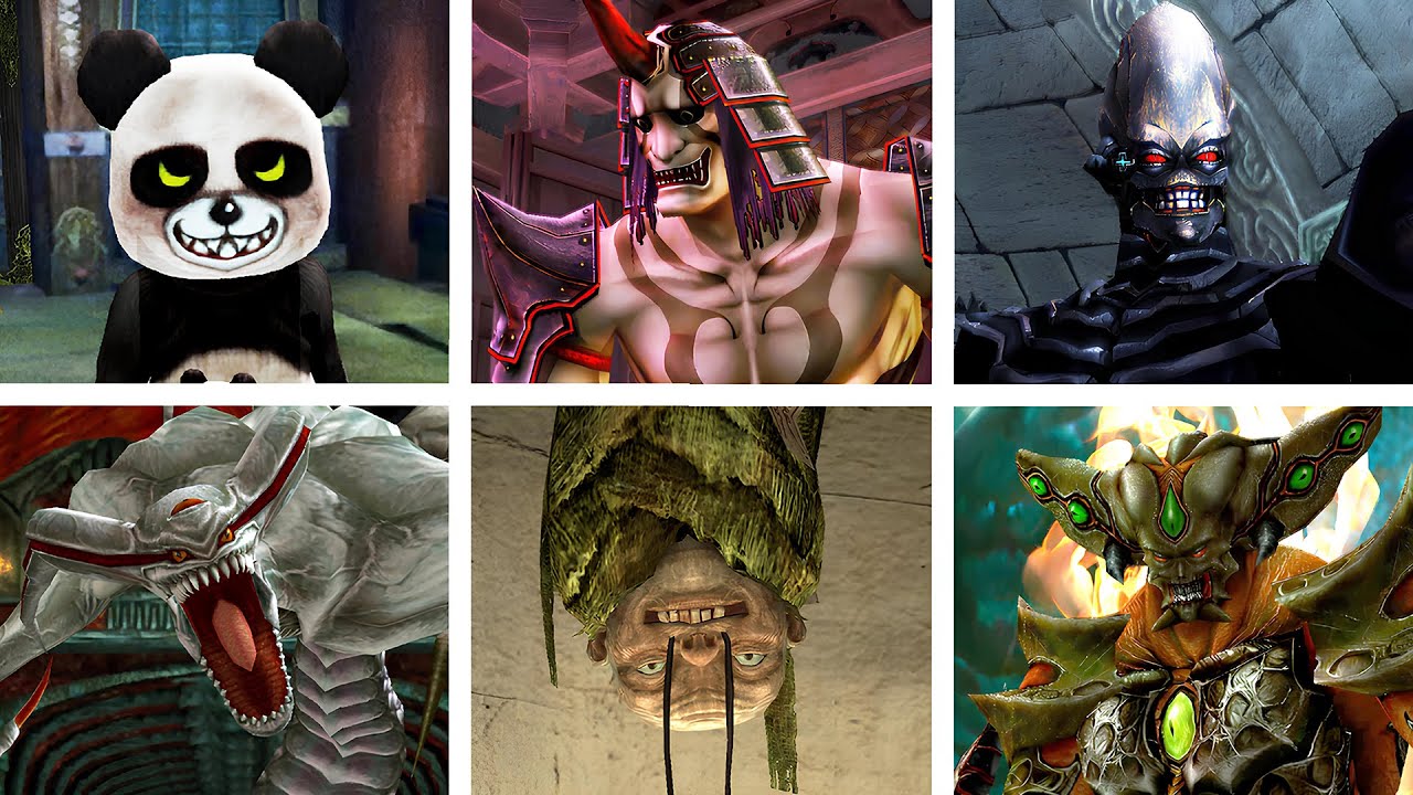 Onimusha Trilogy HD - All Bosses + Endings