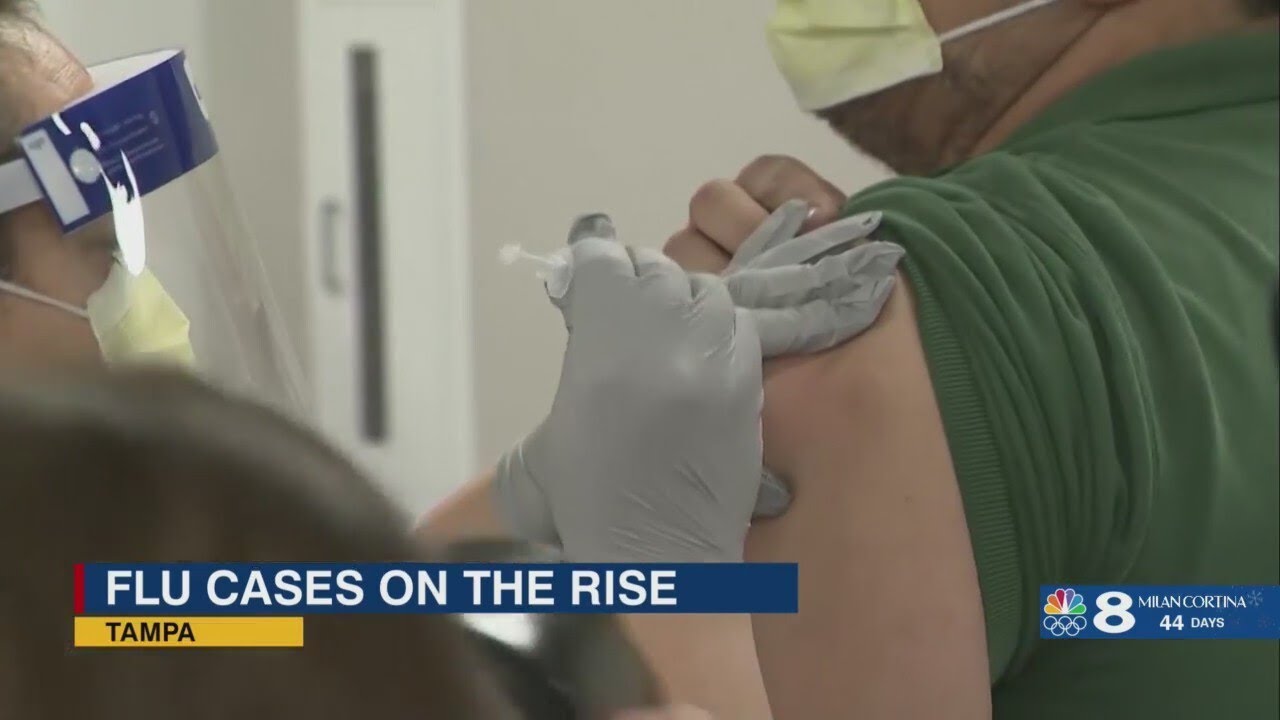 Flu cases on the rise - YouTube