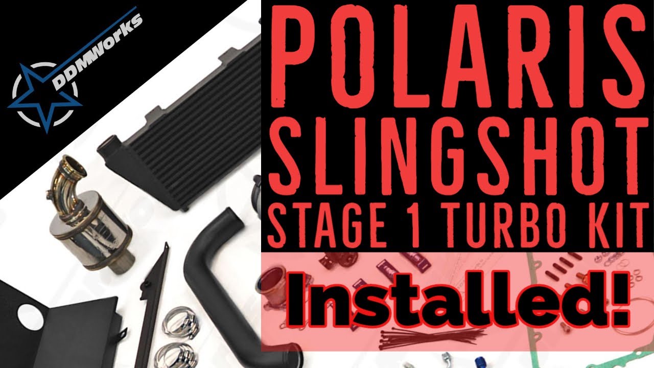 Polaris Slingshot DDMWorks Stage 1 Turbo Kit installed