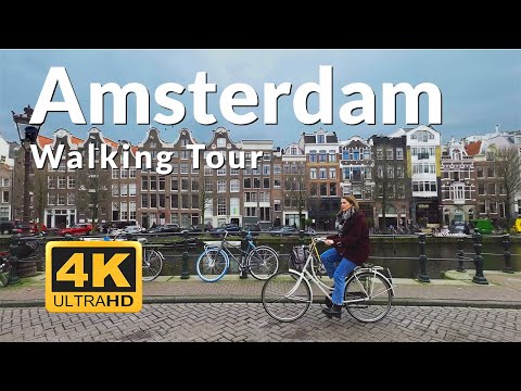 Amsterdam, هولندا | Relax | جولة مشي 4K