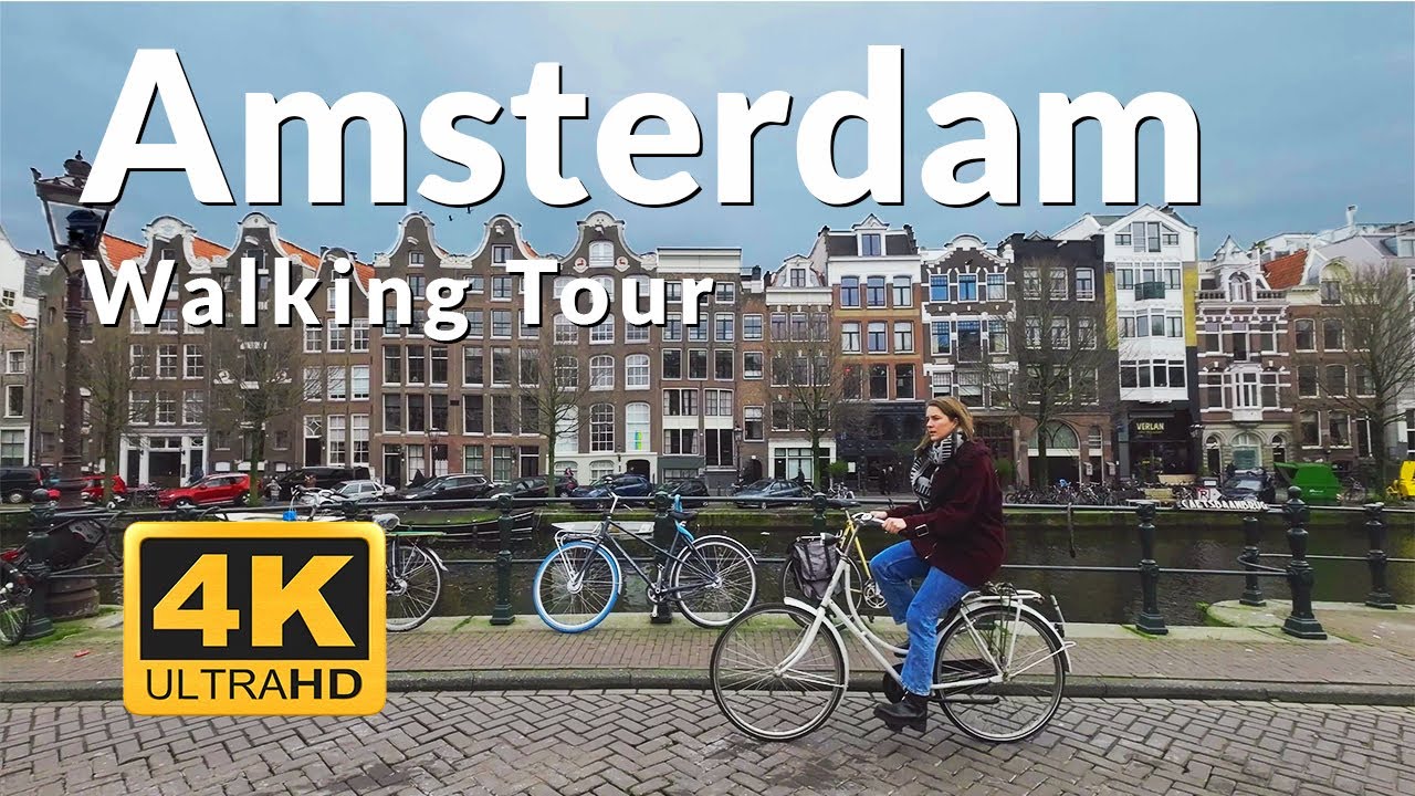 Amsterdam, Niederlande | Relax | Stadtrundgang 4K