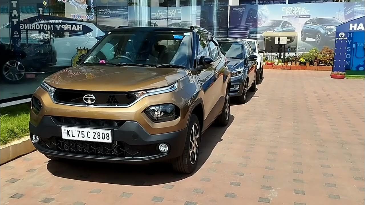 Tata punch delivery Punch creative model bronze color tata punch 