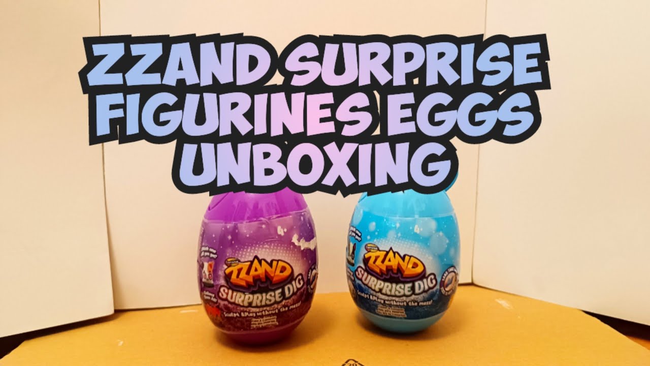 ZZAND Surprise Figurines Eggs Unboxing - YouTube