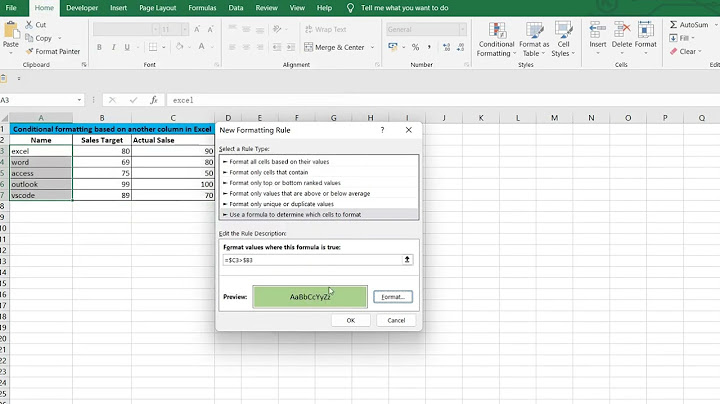 Google Sheets conditional formatting based on another column text