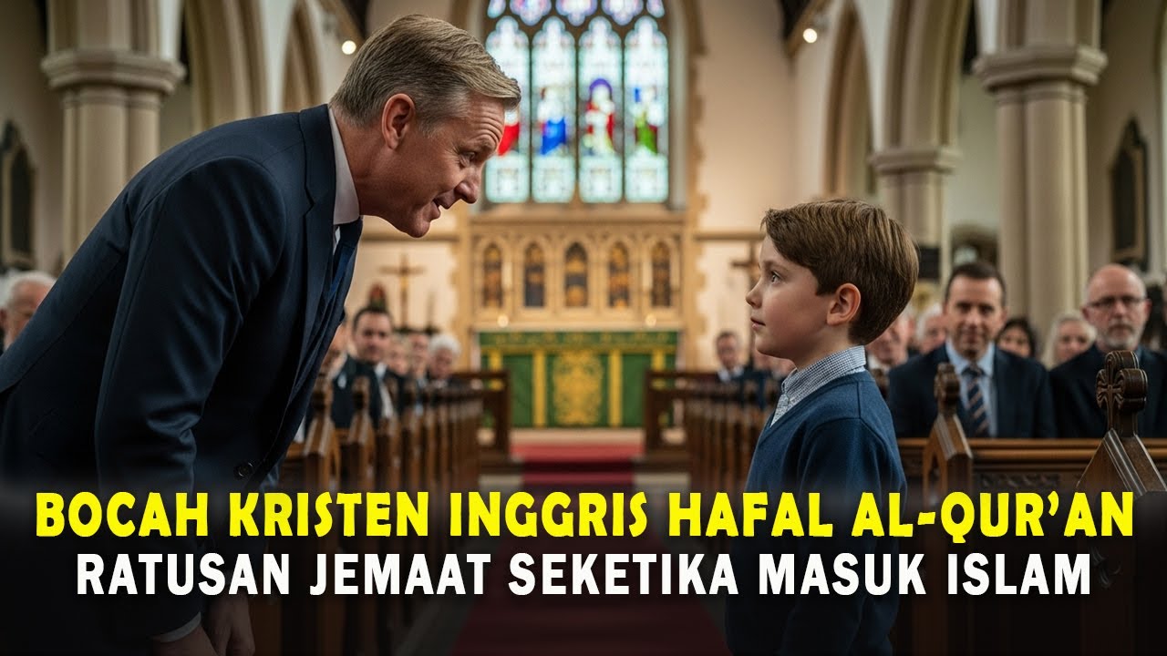 DUNIA GEMPAR❗ RATUSAN JEMAAT DI INGGRIS MASUK ISLAM GARA-GARA BOCAH INI