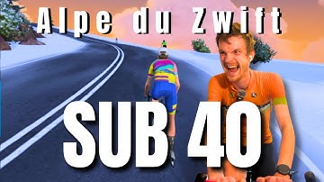 Kan ik eindelijk de Alpe du Zwift in minder dan 40 minuten beklimmen?
