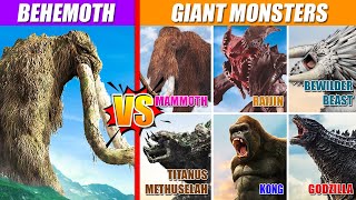 Titanus Behemoth vs Giant Monsters | SPORE