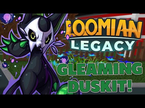 I Caught An Alpha Gleaming Duskit Loomian Legacy Youtube