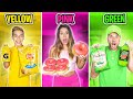 EATING ONLY ONE COLORED FOOD For 24 HOURS! 😱 | The Royalty Family