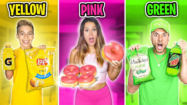 EATING ONLY ONE COLORED FOOD For 24 HOURS! 😱 | The Royalty Family - DayDayNews