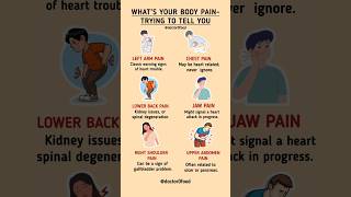 What Your Body Pain Is Trying to Tell You | Hidden Warning Sign You Should Never Ignore #healthylife