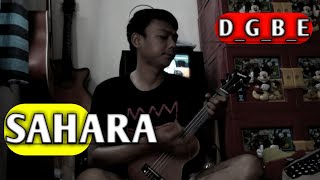 Lagu baper 2019 SAHARA versi gitar ukulele senar 4 || gitar kentrung senar 4