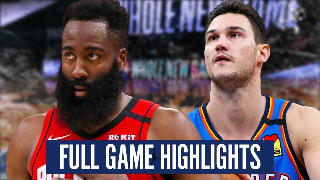OKC at ROCKETS - FULL GAME HIGHLIGHTS | 2019-20 NBA PLAYOFFS