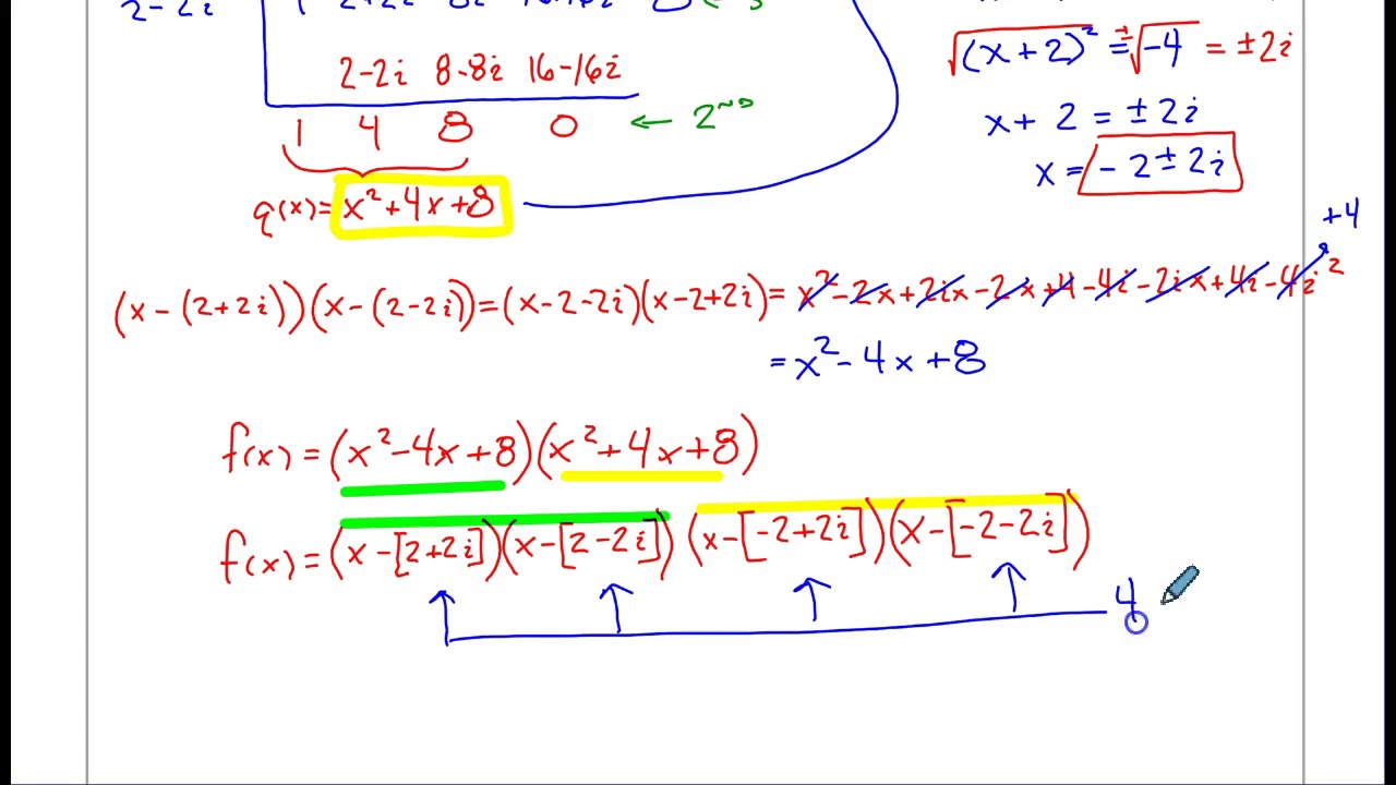 Section 3.4 - Complex Zeros and the FTA, Part 3 - YouTube