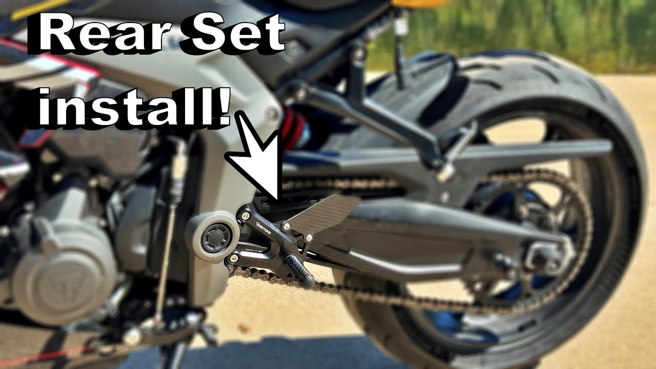 Rear Set Install on the Daytona 660 – Huge Difference in Feel