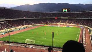 Im größten Stadion der Welt