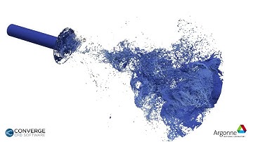 Simulating the Atomization of a Liquid Ethanol Column