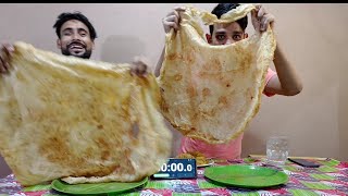 5kg Halwa Paratha Eating Challenge,🤩 Biggest Pratha Eating Challenge, Indian Street Food Eating Show