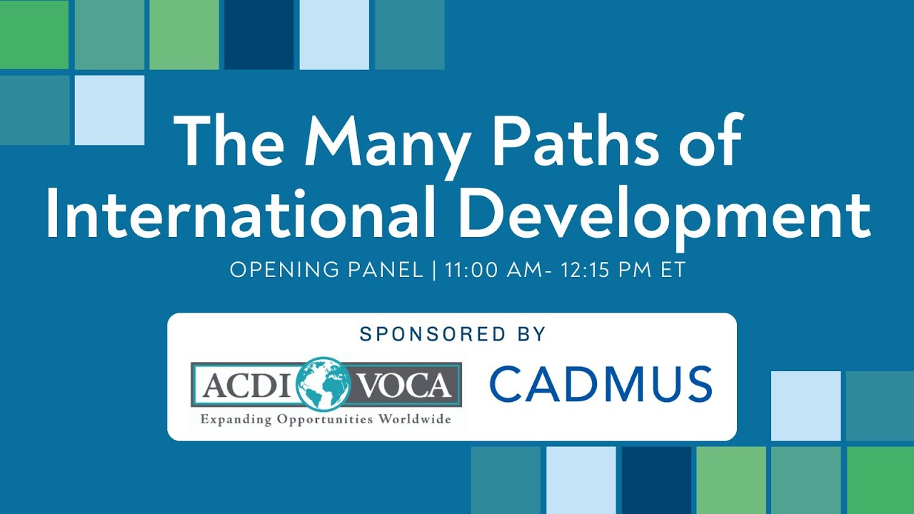 SID-US Career Fair Opening Panel: The Many Paths of International Development