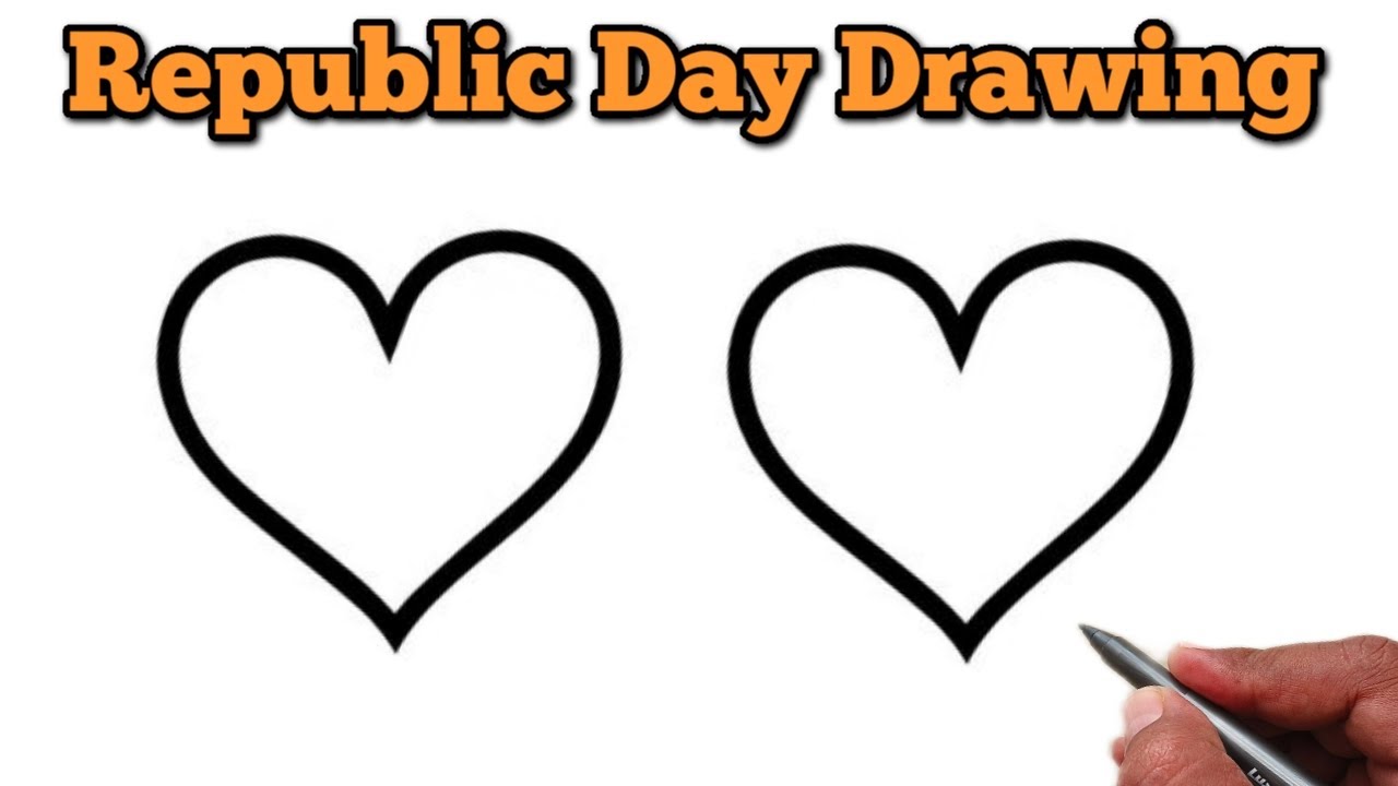 26 january Drawing | Republic Day Drawing Easy | Drawing Tutorial