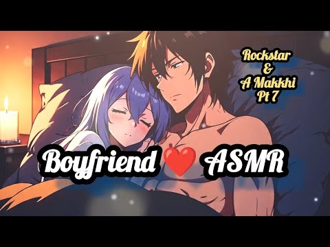 💤 Burnout & Rockstar Comfort 🖤 | Pt 7 | Rockstar & MAKKHI Series | Hindi Comfort ASMR for Girls 🎧🩷