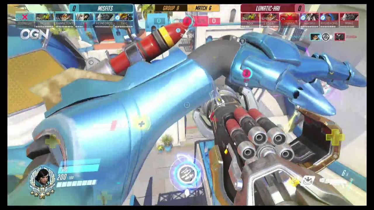 [OGNGlobal] Winston kills Mercy in insane way