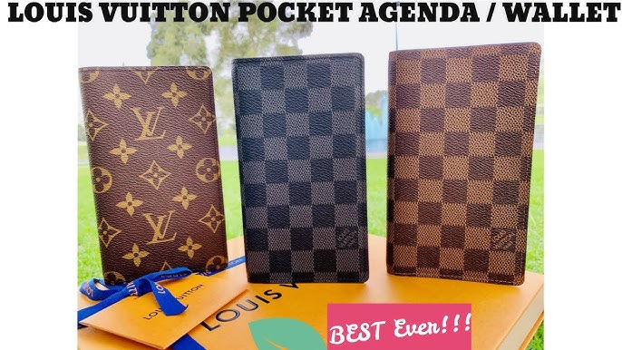Louis Vuitton Vintage Monogram Canvas Pocket Agenda Checkbook Cover (SHF-L6iJGu)