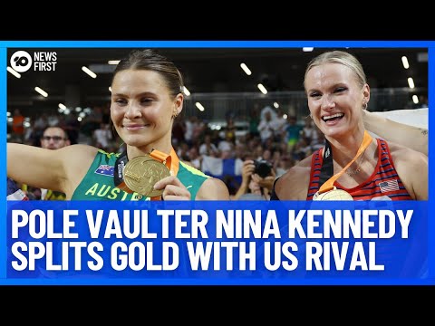 Pole Vaulter Nina Kennedy Splits Gold Medal With U.S. Rival Katie Moon | 10 News First