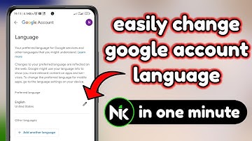 How to Change Google Language Settings to English in Android ios | Change Google Account Language