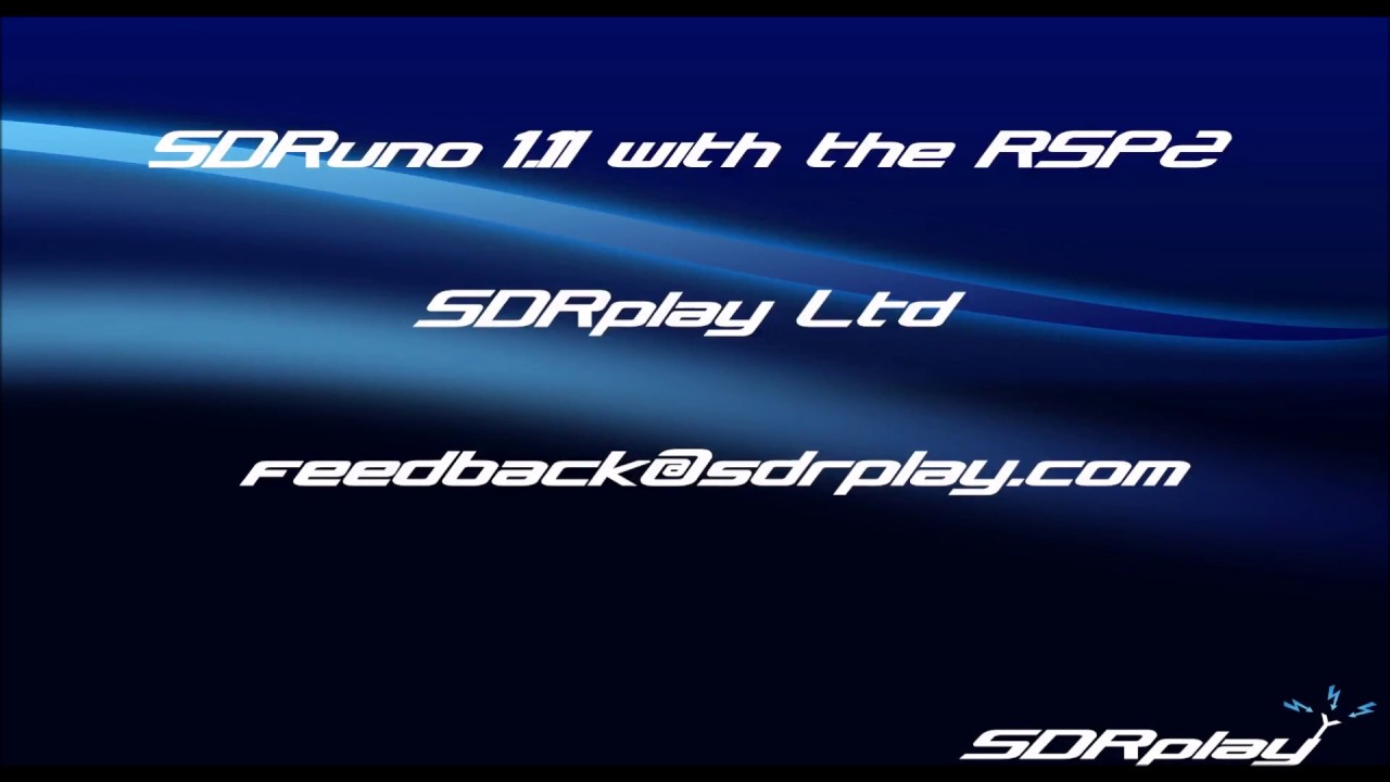 SDRuno Video guide for the RSP2 (see newer links in comments) - YouTube