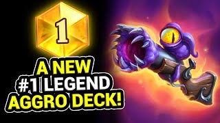 [Wild] A NEW 1 LEGEND AGGRO DECK (Even Hunter) | United in Stormwind | Wild Hearthstone