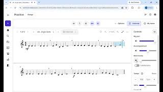 (Clarinet) Exercise 38 (Jingle Bells) - Essential Elements Book 1