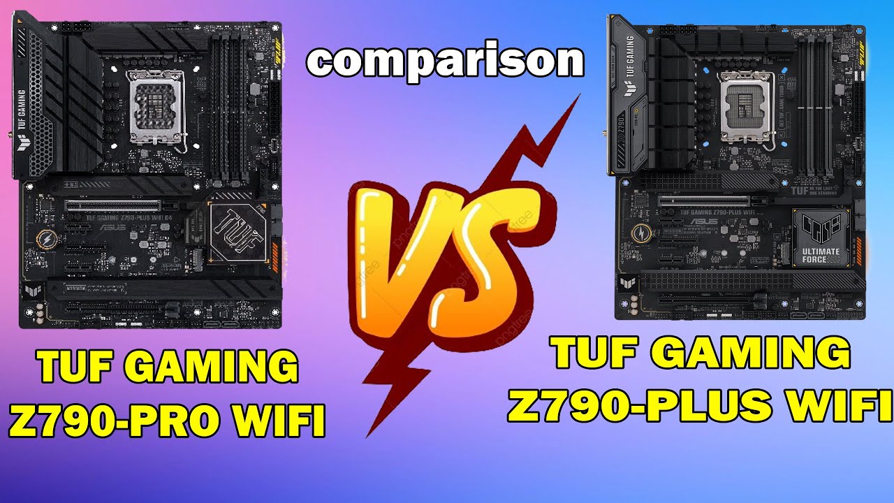 TUF GAMING Z790 PRO WIFI vs TUF GAMING Z790 PLUS WIFI - Full 