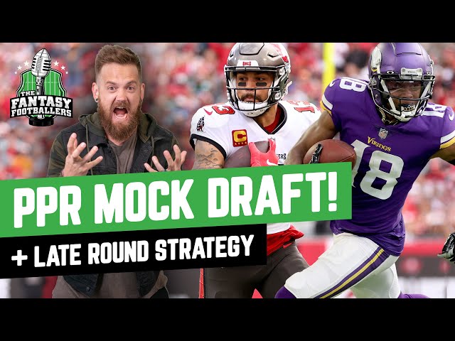 Fantasy Football Strategy: Roster Construction-Based Rankings – Mock Draft  - Fantasy Footballers Podcast