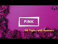 Pink - Abstract GD Topic | Group Discussion Topics With Answers | GD Ideas