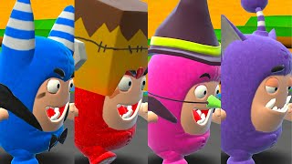 Oddbods Turbo Run - Halloween POGO, FUSE, NEWT and JEFF