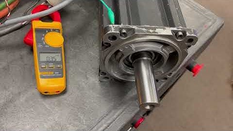 Test Run After Repair - Allen Bradley Servo Motor - MPL-B580J-MJ24AA