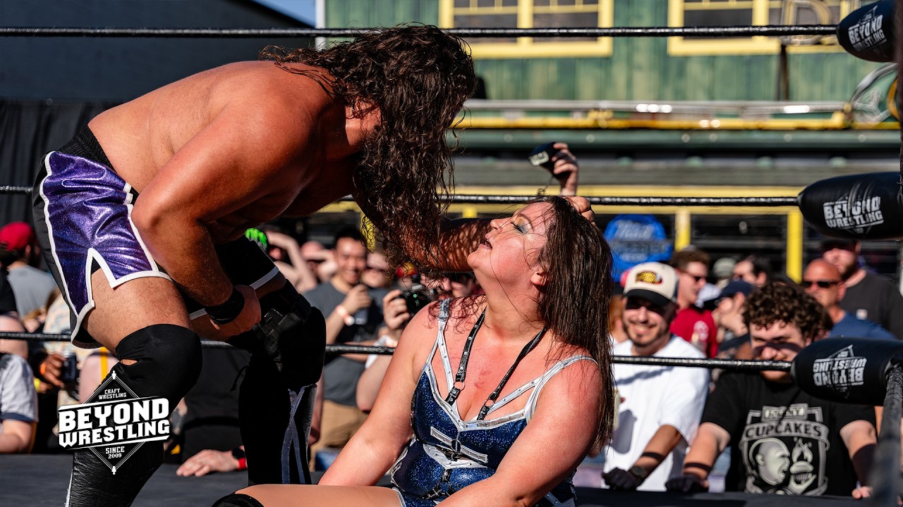 [Свободный матч] Дэвиен против МОРТАР | Beyond Wrestling 15.06.24 (Межгендерный, Смешанный, Безгр...