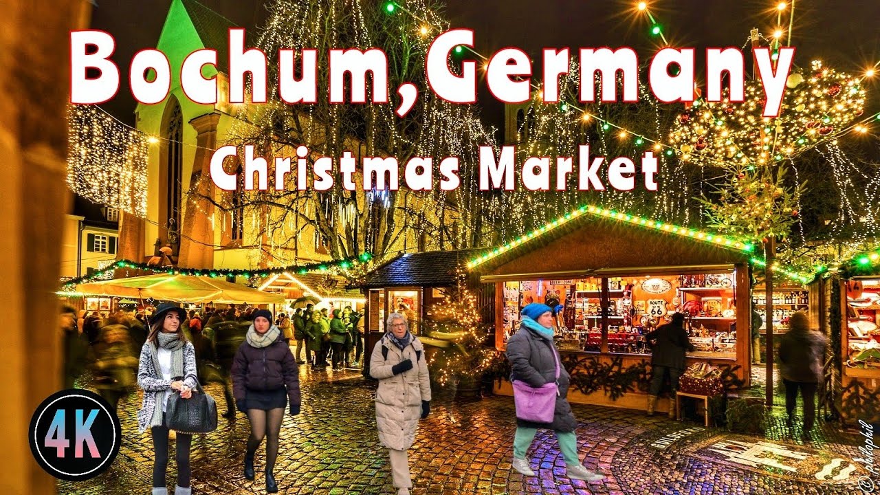 Bochum,City Germany, Christmas Market 2023 /Walking tour 4k HDR - YouTube