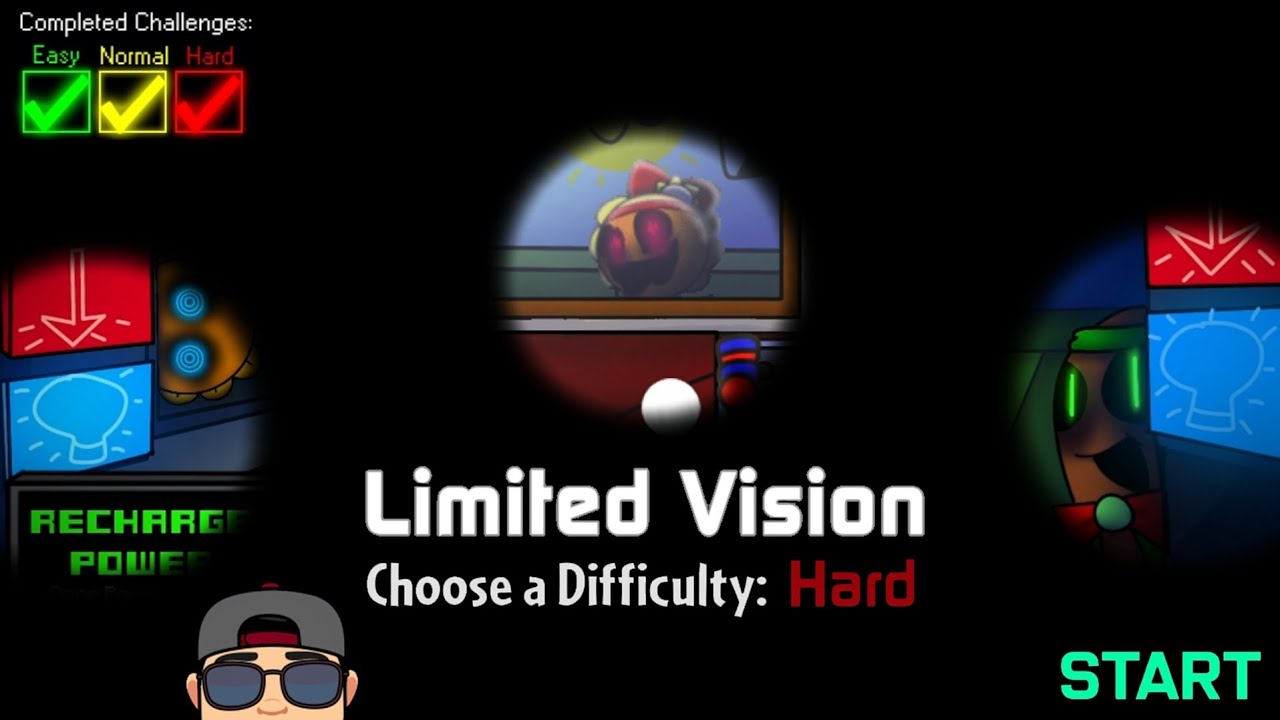 LIMITED VISION MODE PEASHOOTER NIGHTS (MAJOR UPDATE) DIFFICULT