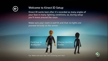Setting up Kinect ID on Xbox 360